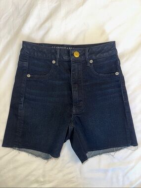 American Eagle Outfitters Dark Blue Denim Jean Shorts